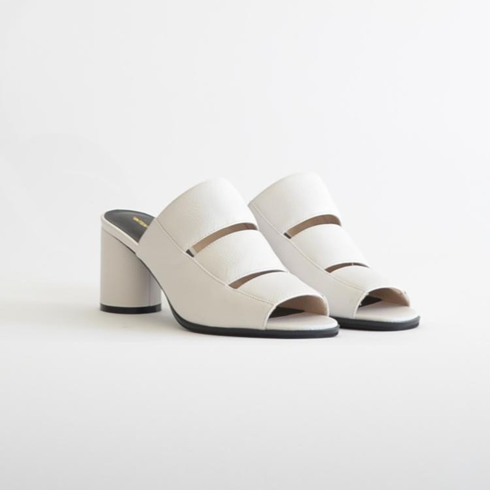 Intentionally Blank Chiara Heel Sandals in White